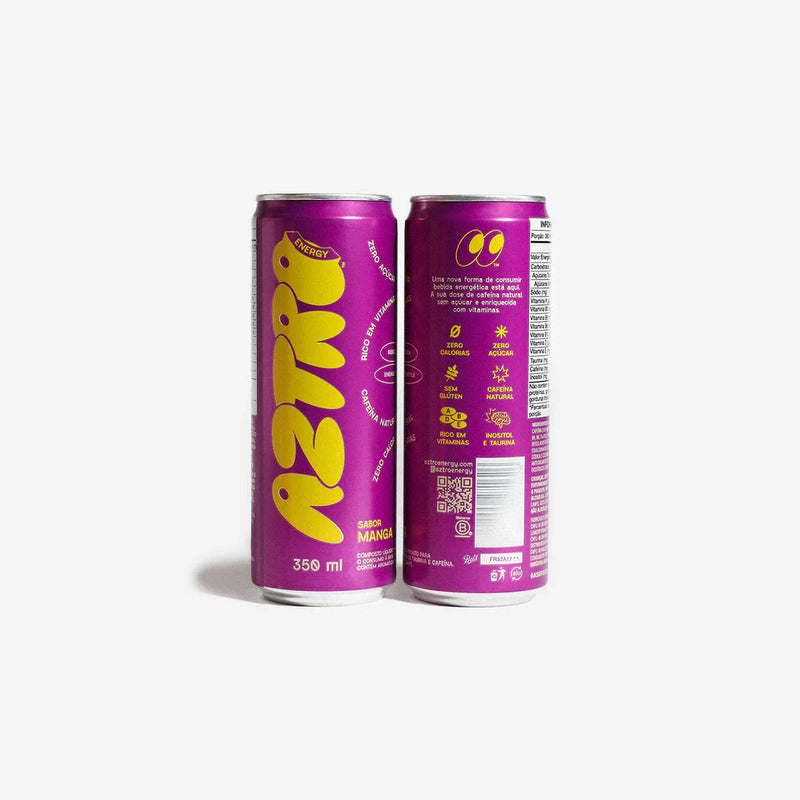 Bebida Energética Aztro Manga Lata 350 ML 6 Pack